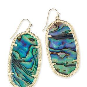 Kendra Scott abalone earrings